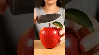 ASMR Apple Cutting & Satisfying Sounds🍎Crisp Fruit #asmr #relaxing #satisfying #apple #appleasmr