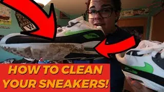 HOW TO CLEAN YOUR SNEAKERS! THE RIGHT WAY! Jason Markk Premium Shoe Cleaner Review.