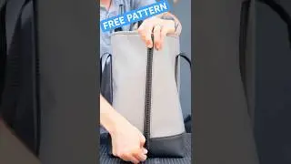 Cerniere laterali su una borsa tote? + modello gratuito!
