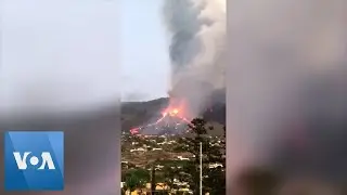 Volcano Erupts on Spanish Island