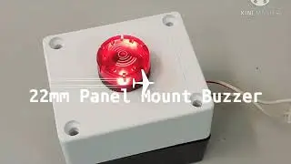 OPS 22mm Panel Mount Buzzer AC240V Model: SAD22-SM