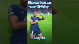 Players born on your birthday *May 28*