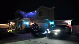 Tesla Lightshow New Years 2026 Countdown