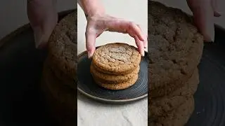 Chewy Ginger Molasses Cookies #cookies #baking #recipe
