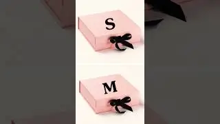 S vs M gift box challenge #gift #giftboxchallenge #giftboxchallange #choosebox #lovebox #shorts