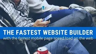 The Fastest Website Builder with the fastest mobile page speed load on the web