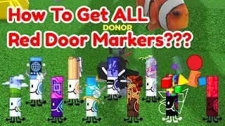 How To Get ALL 11 NEW RED DOOR MARKERS In Find The Markers Roblox 2025