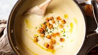 Celeriac Soup - creamy, dreamy white soup (and it's LOW CARB!)