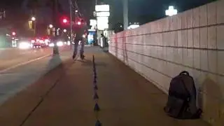 Cone Skating By Kevin Kirkpatrick -  Hollywood, CA