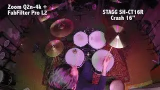 Stagg SH-CT16R. Zildjian S390. Zoom Q2n-4k.