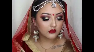 Nepali Bridal Makeup Tutorial - PrekxaBeaut