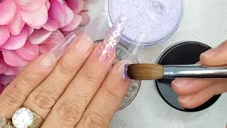 Uñas Juveniles Fresca / Megas Brillosas Con Acrílicos / Tones! Los Ame❤👌