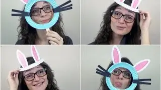TUTORIAL: 2 MASCHERE da CONIGLIETTO di Pasqua (-rIcIcLo-DiY-)