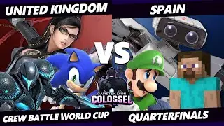 Colossel 2022 Crew Battle World Cup - United Kingdom Vs. Spain - SSBU Smash Ultimate