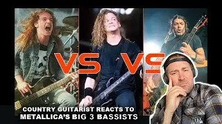 Reaction to Metallica's 3 Bassists: Cliff vs Jason vs Robert Trujillo 