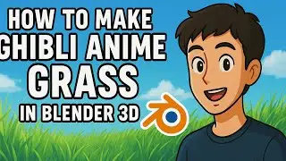 How to Make Ghibli-Style Grass in Blender 3d &ndash; Blender Tutorial