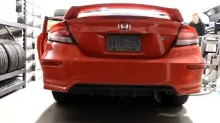 2012+ Civic Si RV6 Bellmouth Downpipe Install