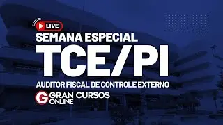 Semana Especial TCE/PI  Auditor Fiscal de Controle Externo - Controle com Prof. Marcelo Arag&atilde;o