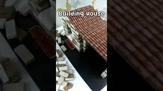 Building House with Mini Bricks - Variant 1 Part 24 #shorts
