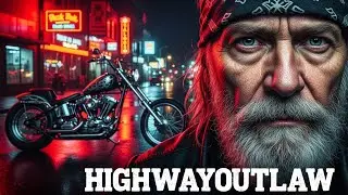 Lonely Highway at Midnight | American Rock Outlaw #nightdrive #americanoutlaw #cinematicrock