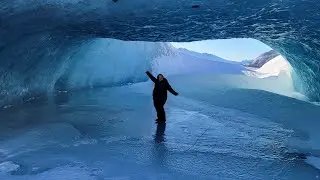 Exploring a Hidden Ice Bridge at Valdez Glacier Lake | Witte City Outdoors