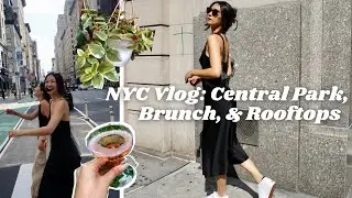 NYC Vlog | Weekend full of Brunch, Parks, and Rooftop Views