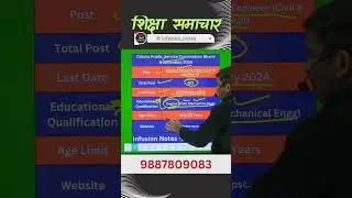 Odisha Public Service Commission AEE Recruitment 2024