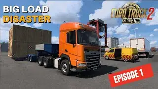 Huge Cargo On Roads #ets2 Road to 2k #arcaneshades #girlgamer