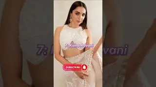 Top 10 Indian Actresses pretty Look in white saree #indiafashion #indianlook #top10 #shorts