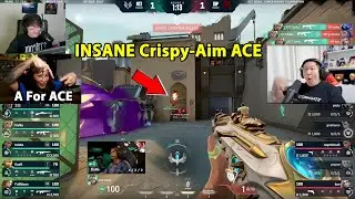 Реакция Слигги Чобра и Инсу на безумный Crispy-Aim ACE от NTZ DANA против Xipto в VCT GC