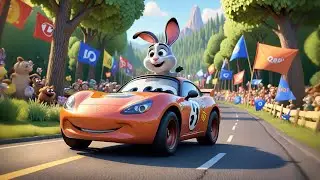 Cars and Baby Bunny Zoom | Nursery Rhymes for Kids | Baby Songs and Vehicle Adventure