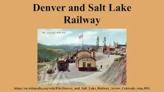 Denver and Salt Lake Railway