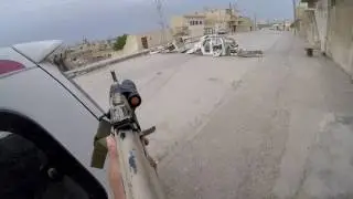Gniew Eufratu - Tabqa City - Syria combat footage