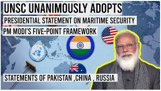 UNSC unanimously adopts Presidential Statement on maritime security
