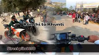 Ranchi say ride Karte hua Khunti ja rahe hain  duke 390 🚀May  #blog ￼#banat #hua
