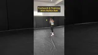 Footwork & Training With Reflex Ball🥊👀