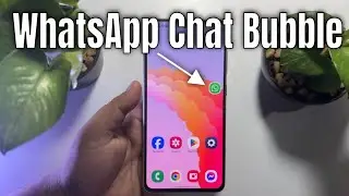 Как включить всплывающее окно чата в WhatsApp (новое обновление WhatsApp) Плавающие сообщения Wha...