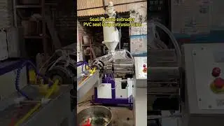 PVC seal strip extrusion line #plasticmachine #extruder #extrudermachine #extrusionline