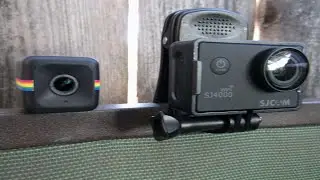 Polaroid Cube 13 mbps  vs SJCAM SJ4000 15 mbps bit rate test.