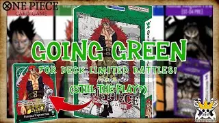Playing the Optimized Green Eustass Kid Starter Deck for Deck Limited Battles || One Piece Card Game