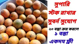 #কাঁচা_সুপারি  স্টক করার  সঠিক  সময়  এক্ষুনি 