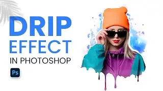 Photoshop Tutorial: How To Create Dripping Paint Effect - Drip & Splatter Effect Photoshop Editing