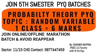 Random Variable PYQ class