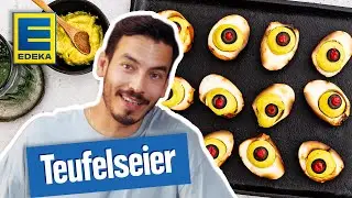Teufelseier als Halloween-Snack | Gruseliges Fingerfood zu Halloween