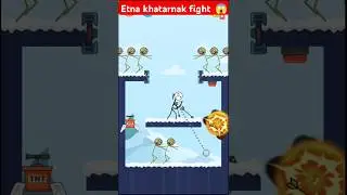 stick shot game me khatarnak fight 😱😱(leval 72,73) #shorts