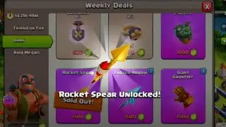 Maxing rocket spear coc🔥🔥