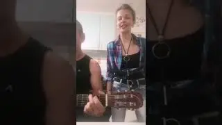 Марина Моисеенко & Виктор. слова: Людмила Павловская. балуется на репетиции)