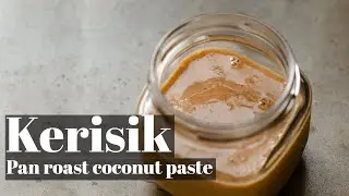 How to make Roasted Coconut paste in the microwave oven | Kerisik