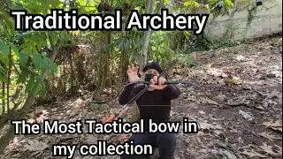 #traditionalarchery The Most Tactical bow in my collection #bowsandarrows