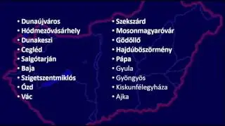 How to pronounce the bigger cities of Hungary